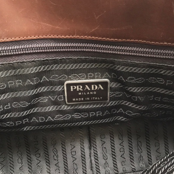 Rare Prada Patent Leather Pink & Brown Bag - Picture 12 of 17
